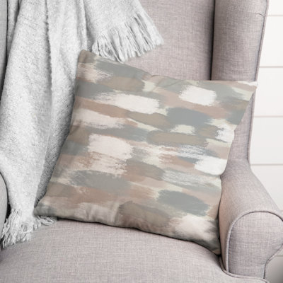 Abstract Outdoor Reversible Throw Pillow