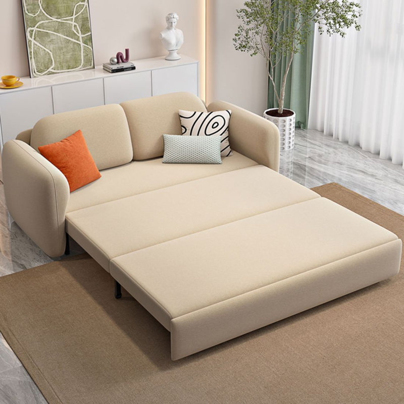 Canapé-lit moderne et simple pliable avec rangement, H 31,5 po x l 68,9 po x P 32,28 po