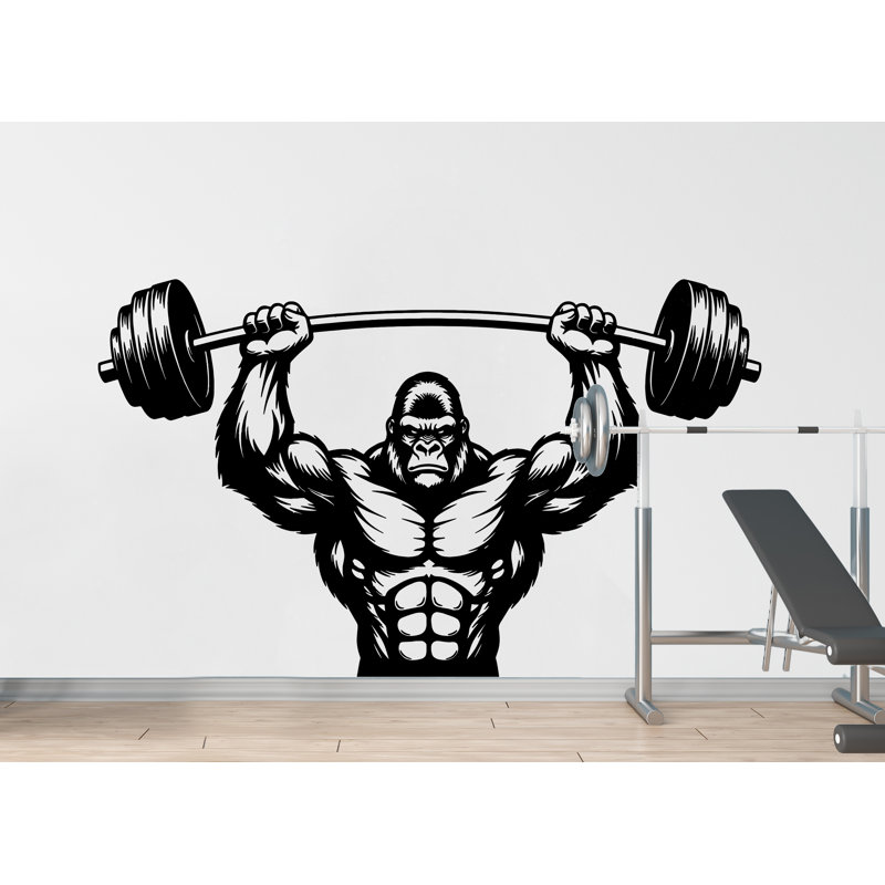 Adhésif mural Gorilla Gym, H 15 po x l 24 po, Rose pastel