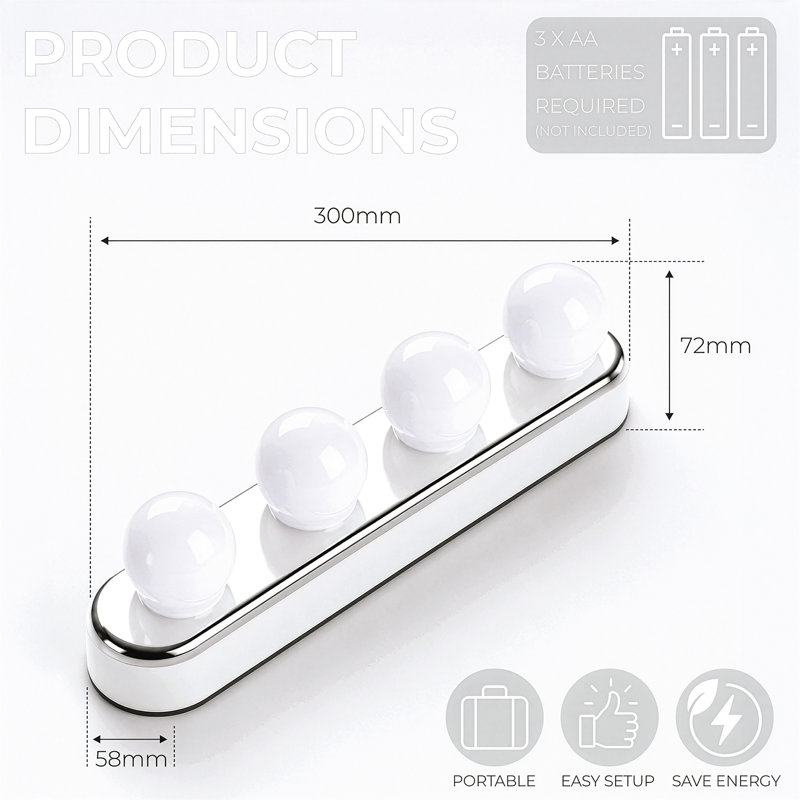 Syer 4 - Light LED Vanity Light