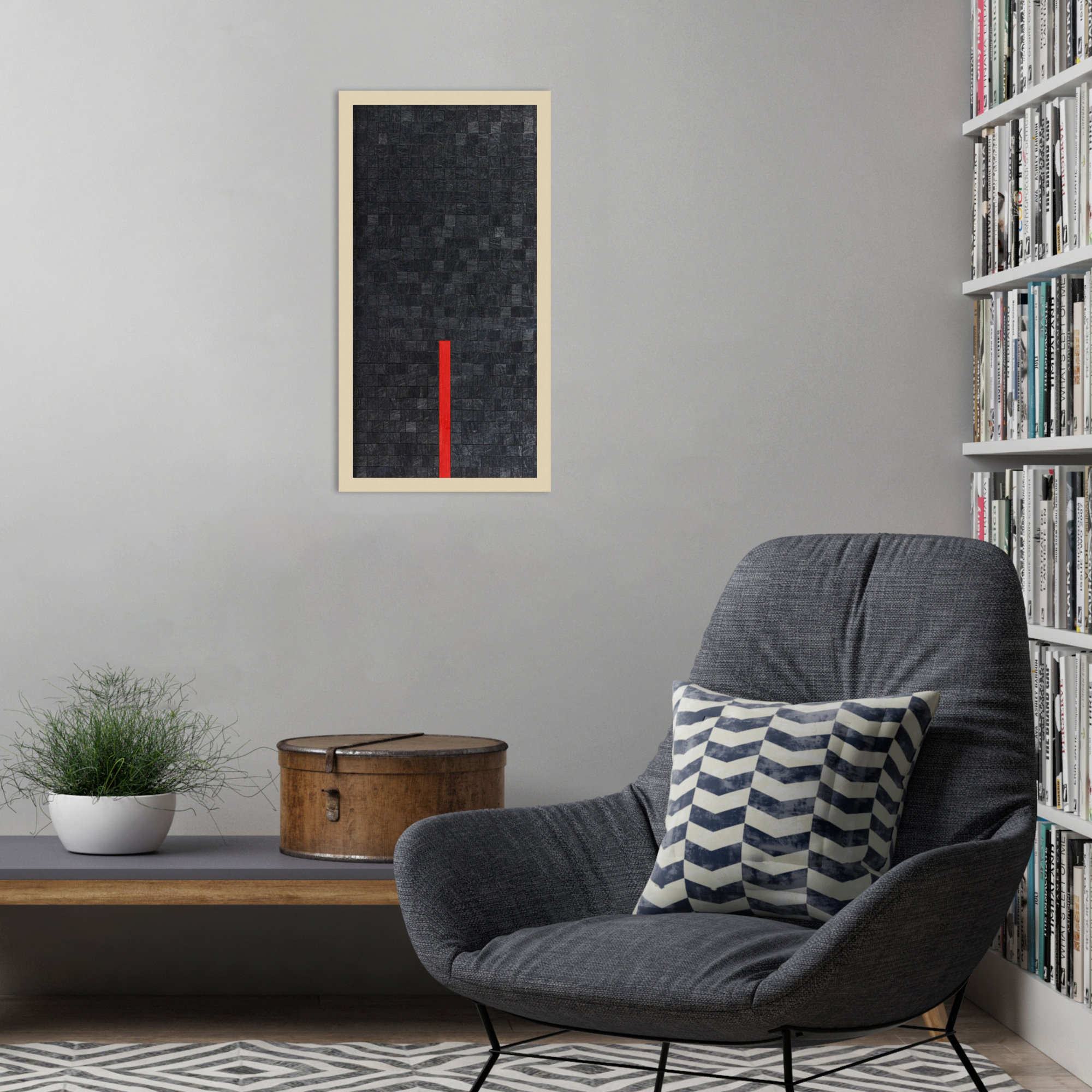 Close by Alex Dunn, 25" H x 13" W, Brown