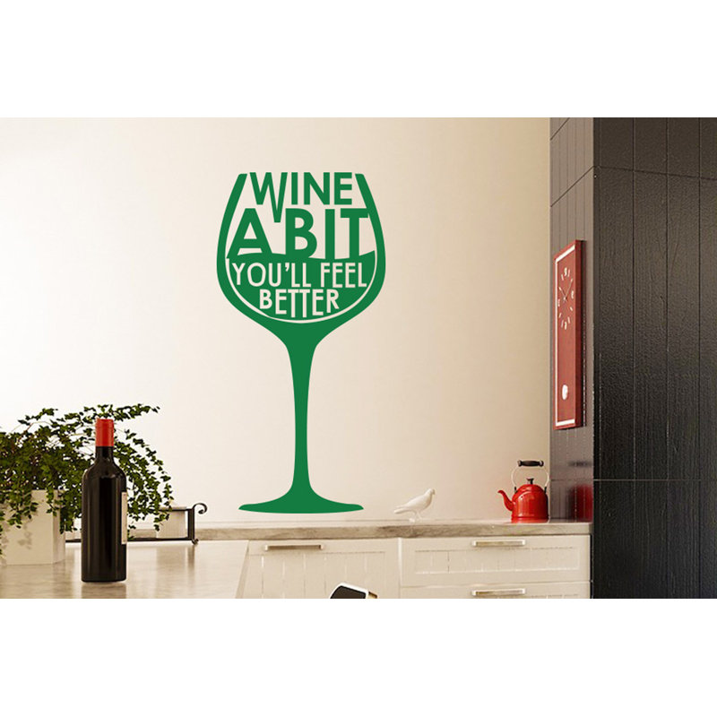 Food & Beverage Wall Decal, Green, Large