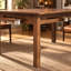 Table de jeu de société en bois massif de 200 cm de large avec 6 porte-gobelets et plateaux pour accessoires, finition noyer, table de jeu/salle à manger multifonctionnelle