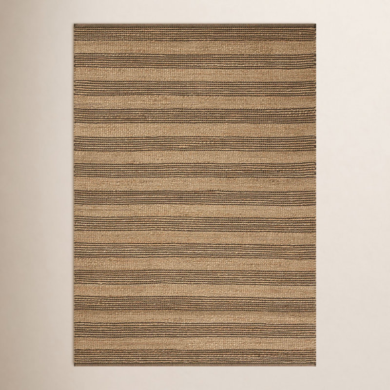 Chris Loves Julia x Loloi Judy Natural / Chocolate Area Rug, Rectangle 7'9" x 9'9"