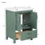 Meuble-lavabo 24 po avec lavabo en céramique