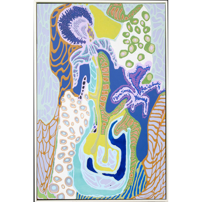 Deux orchidées, H 36 po x l 24 po