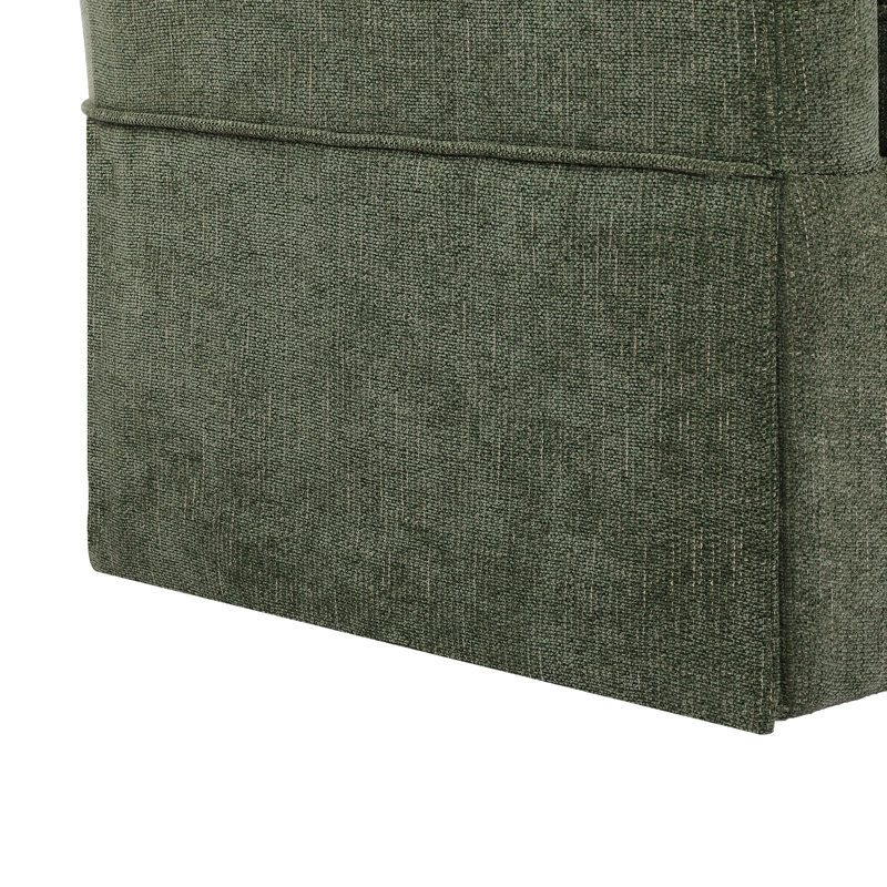 Fauteuil demi-tonneau pivotant Martha (ensemble de 2), Moss Green