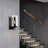 Lansford Modern 1-Light Glass Cylinder Wall Sconce 