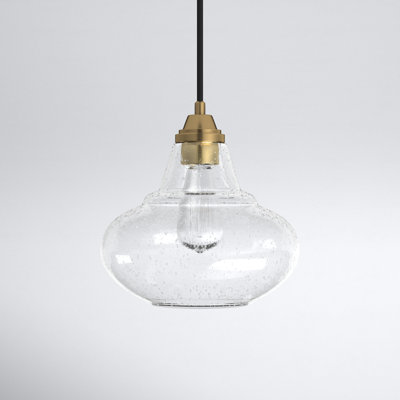 Roderick Single Light Glass Dimmable Pendant