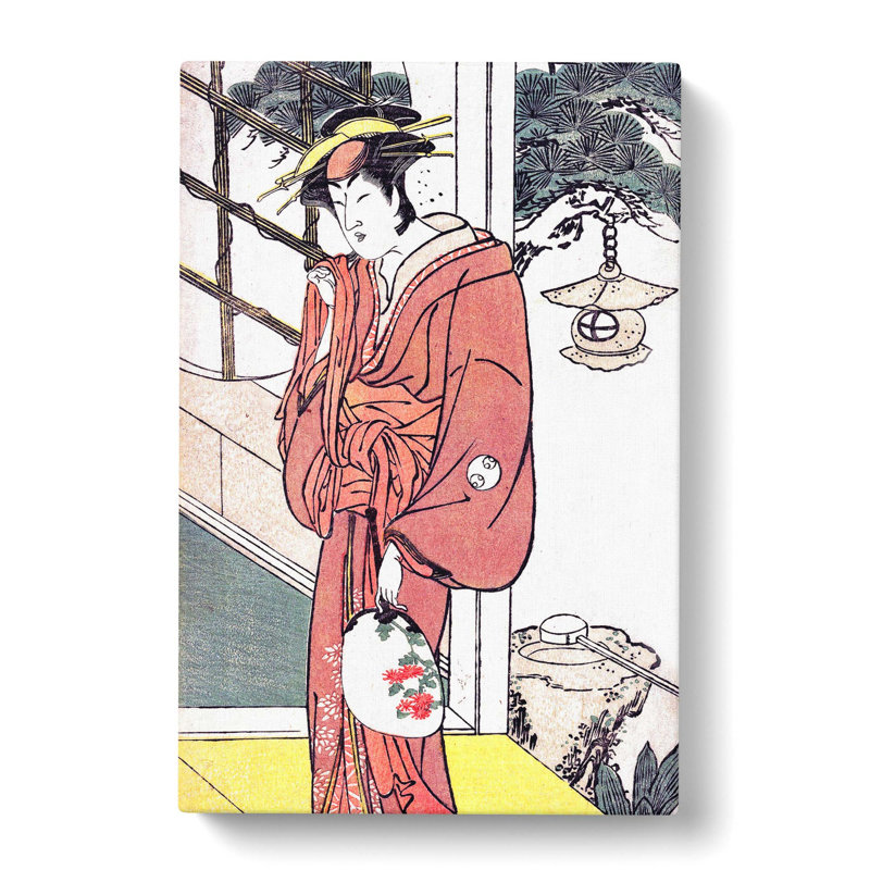 Arashi Ryuzo by Katsukawa Shunko - Wrapped Canvas Painting, 50cm H x 35cm W x 3cm D