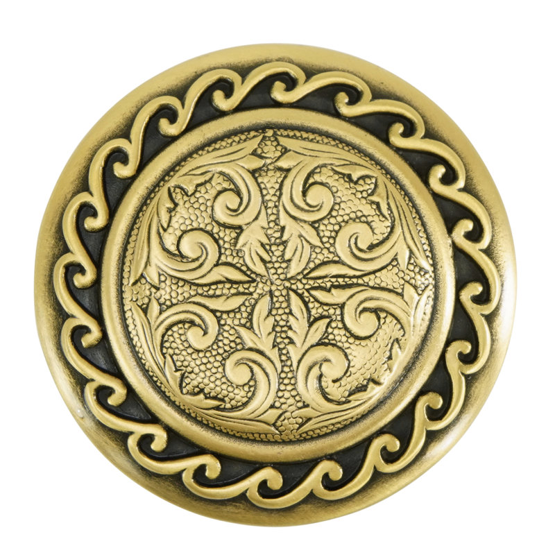 AMERICANA KNOB; MUSEUM  FINISH, Museum Gold