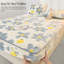 Ensemble de 3 draps-housse pour grand lit en velours de lait