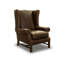 Rodolfo Leather Wingback Chair-72459798-72461643