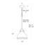 Luminaire suspendu en céramique Eloise-49681140