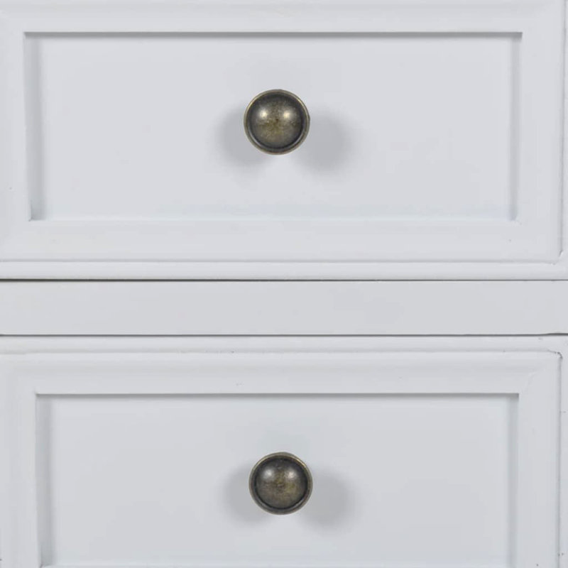 Meranda 34.5cm W Manufactured Wood Bedside Table