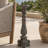 26" Antique Candle Holder, MGO Garden Statue