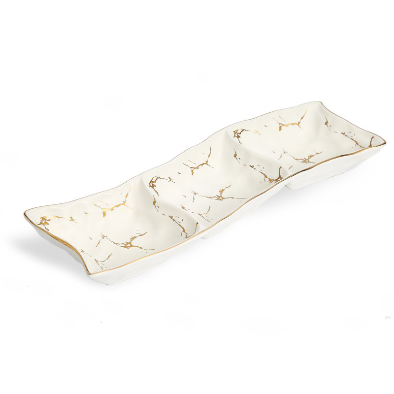 Everly Quinn Porcelain Condiment Server