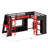 L-Shaped Wooden Gaming Bed Frame With RGB LED Lights-1590309806