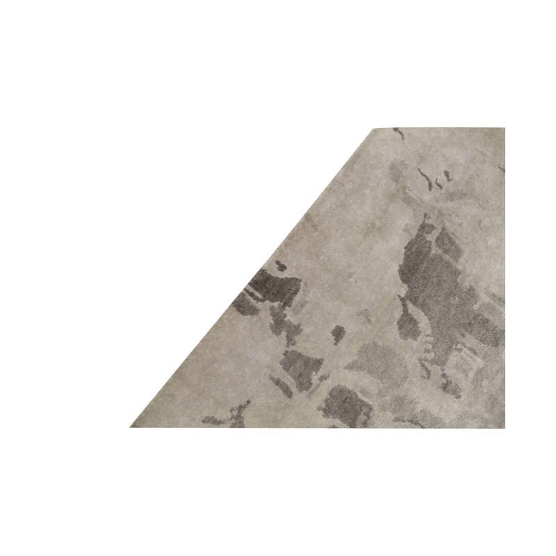 Hand-Knotted GREY Area Rug