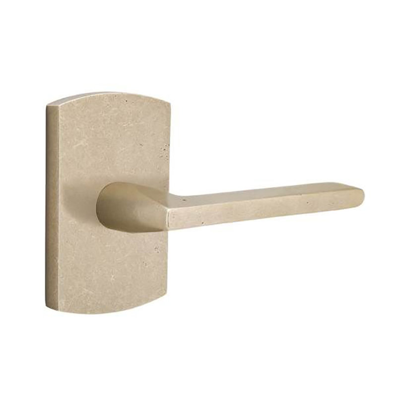 Poignée de porte avec rosette Lagement Passage (Hall & Closet), Droite, Cascade bronze blanc