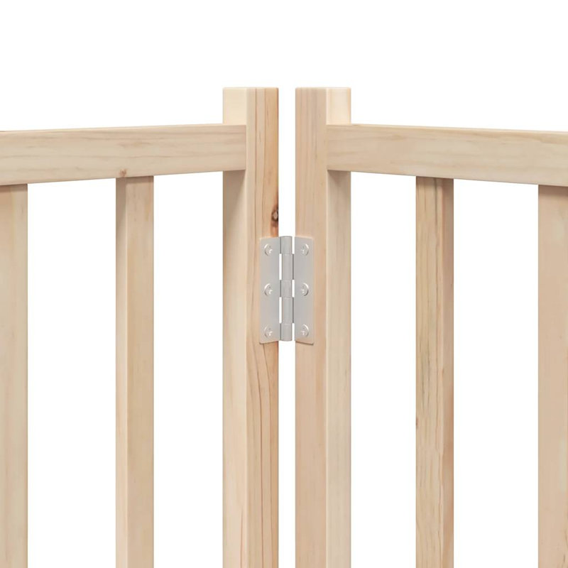 Malawi Solid Wood Dog House Door, Beige, 60cm H x 450cm W x 2cm D