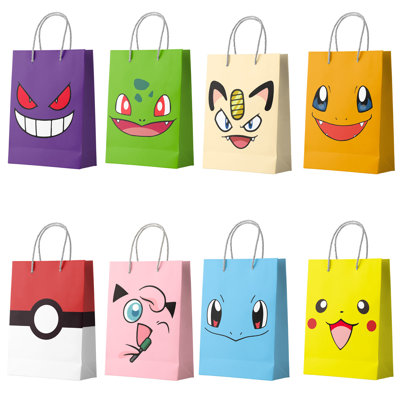 pokemon Party Bags, 24Pcs pokemon Birthday Decoration Favors