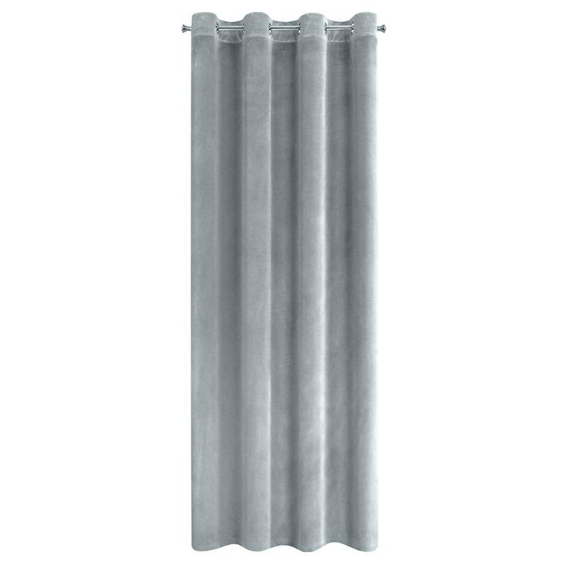 Samantha Blackout Single Curtain, Grey