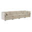 Canapé modulaire Free Free, tissu modulaire en chenille confortable, canapé modulaire, chenille beige-198671748-198671751