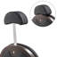 Fauteuil de barbier robuste de 26 po d'épaisseur rétro avec structure en métal, fauteuil de salon pivotant, similicuir-895438290-895438293
