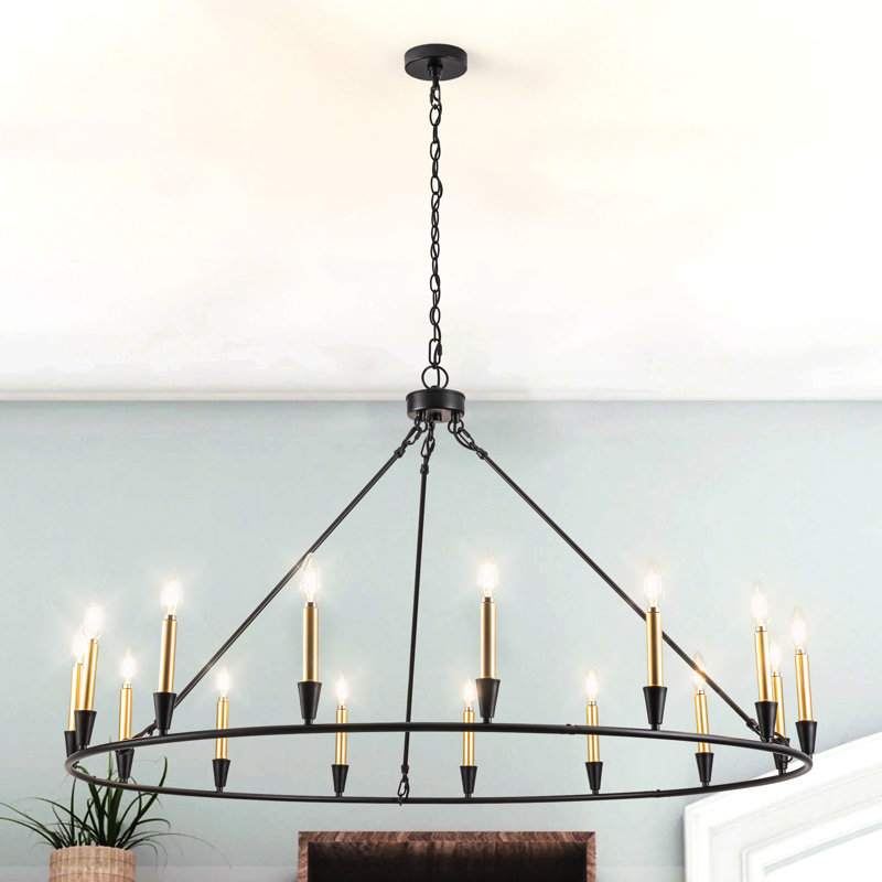 Lustre extra large à 15 lumières Beckville