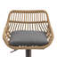 Swivel Upholstered Adjustable Height Counter Stool-329266637