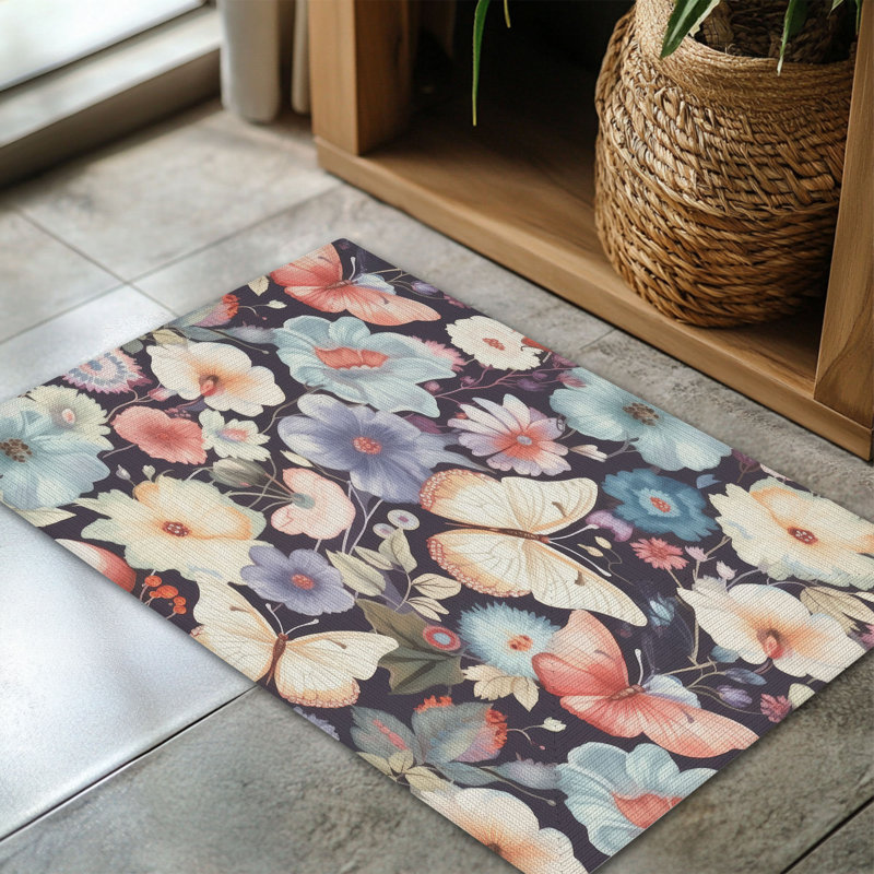 Tapis tressé Blossom Wings, Rectangulaire 3 pi x 5 pi