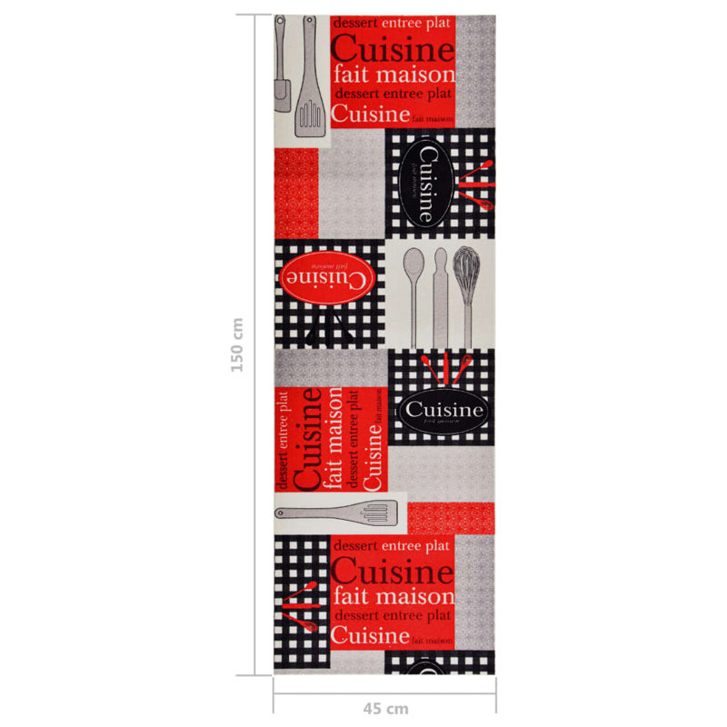Affinity Cuisine Kitchen Mat, 0.5cm H x 150cm W x 45cm L