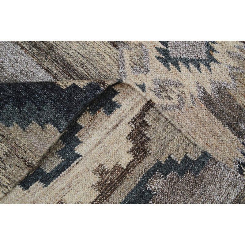 Southwestern Wool Hand Woven Area Rug, Rectangle 120 x 180cm