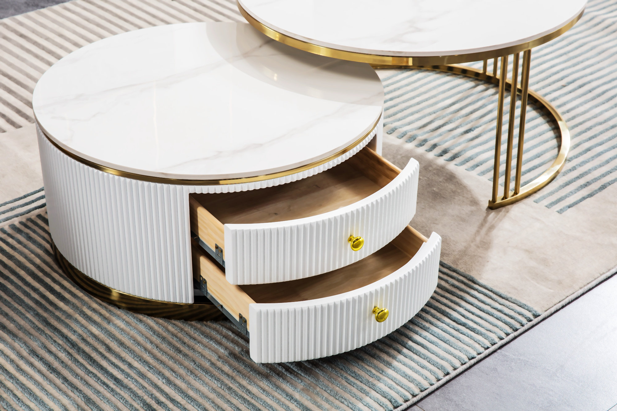 Everly Quinn Bratronice Nesting Coffee Table | Wayfair