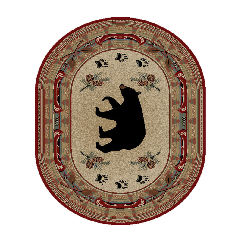 Haysi Southwestern Indoor Rug, Oval 5'3" x 7'3"