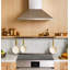 Monogram 36" Island Pyramid Chimney Vent Hood With Air Quality Sensors-965012114-965399850-965399853