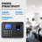 Time Clock Biometric Clock 100000 Records Employee Attendance Machine