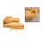 Round Corduroy Sofa-132172455