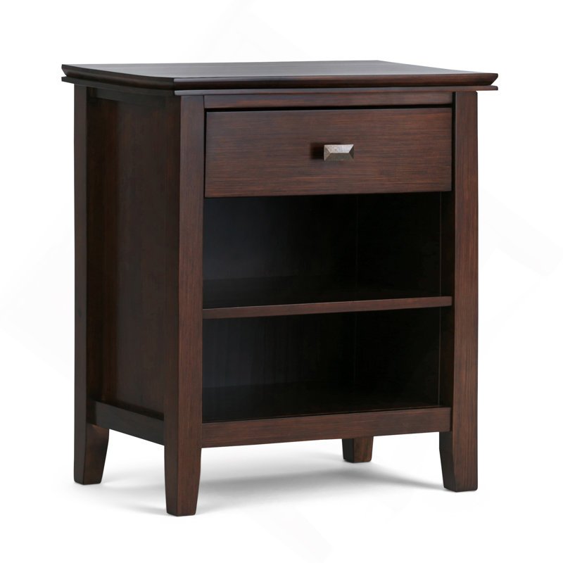 Artisan - Bedside Table - Russet Brown, Dark Brown