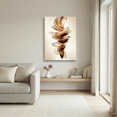 Ensemble de 1 tableau abstrait sur toile