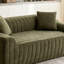 Canapé moderne, siège confortable rembourré, canapé 2 places avec 2 coussins, causeuse surdimensionnée pour le salon, aucun assemblage requis-1464406599