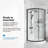 OVE Decors Breeze Premium 33 in. Round Shower Kit w/ Clear, Base-554439469
