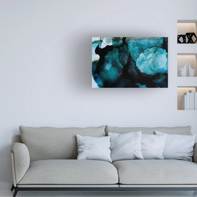 Goree Abstract Dark Blue Alcohol Ink
