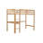 Twin Solid Wood Loft Bed with Built-In Desk-4882437