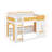 Twin Over Twin Bunk Bed With Shelves