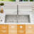 Undermount Workstation Kitchen Sink Double Bowl Kitchen Sink