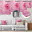 «Pink Radiant Revolution Spiral I», reproduction d'art en métal abstrait en spirale-99555886
