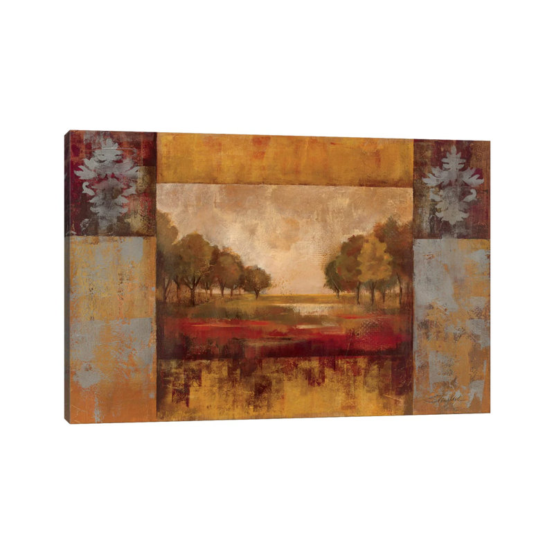 «Landscape» par Silvia Vassileva - reproduction d'art, Aucun mat, Toile tendue, H 12 po x l 18 po x 1,5 po