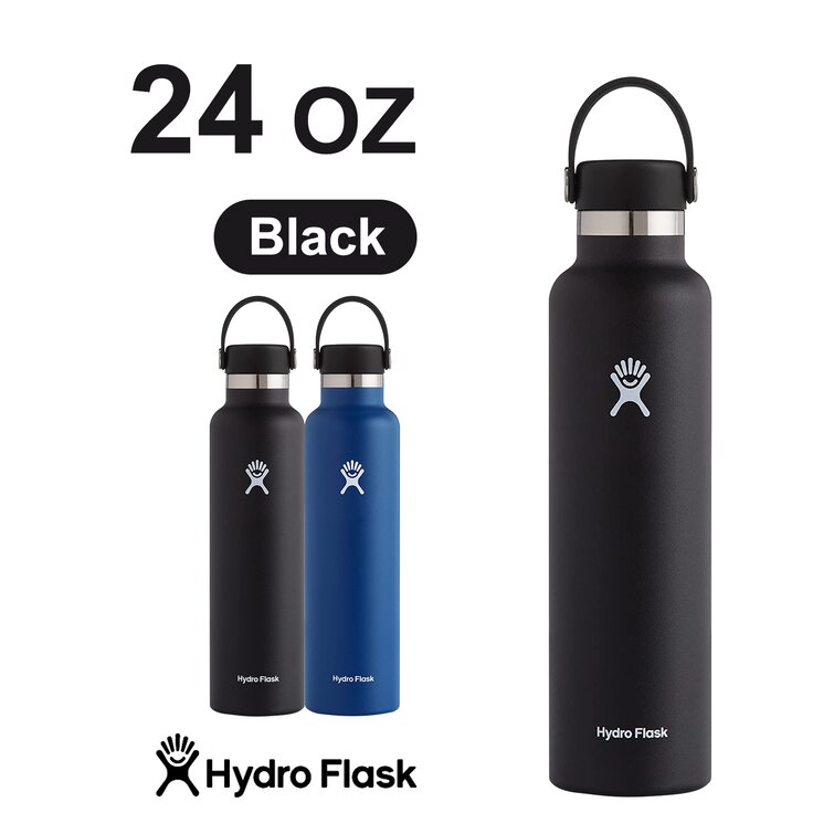 Hydro Flask Standard-Mouth Vacuum Water Bottle with Flex Cap - 24 fl. oz.